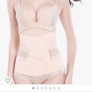 Postpartum belly band support wrap